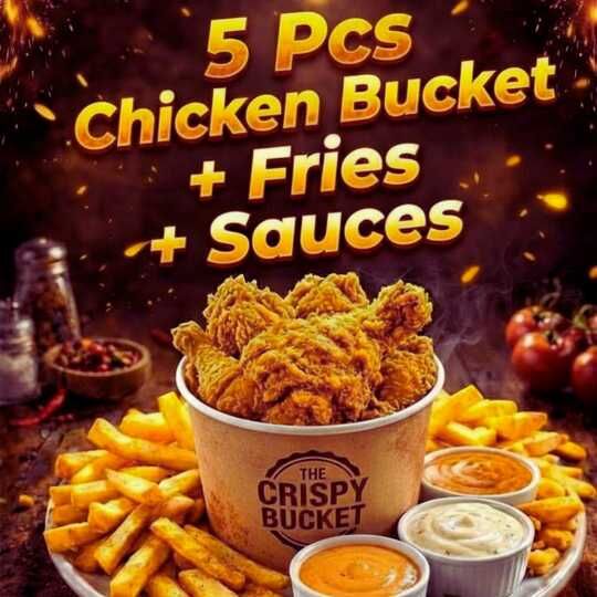 5 Pcs Chicken Bucket